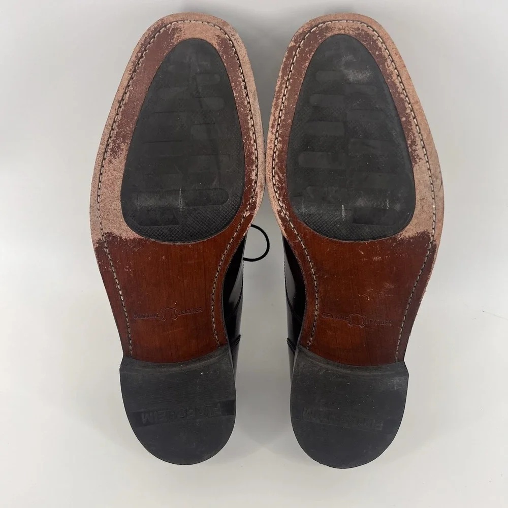 Florsheim Oxford‎ Mens Shoes Size 10D Burgundy Lexington Cap Toe 17067-05